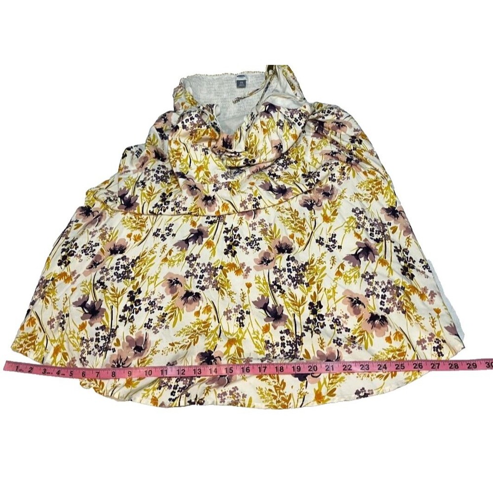 Old Navy XXL Floral Cami Sundress Smocked Back Adjustable Spaghetti Straps - Picture 8 of 9